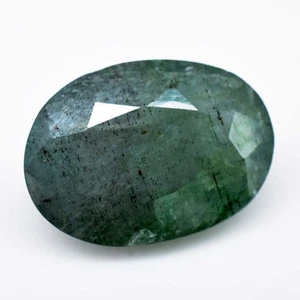4.70ct 13.04x9.40mm Oval Shape Natural Zambian Green Emerald Loose Gemstone - Picture 1 of 4