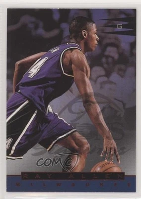 1997 Score Board Visions Signings Ray Allen #18 HOF - Image 1 of 2