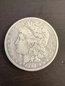 1897 Morgan Silver Dollar Minted In New Orleans. - Picture 1 of 5
