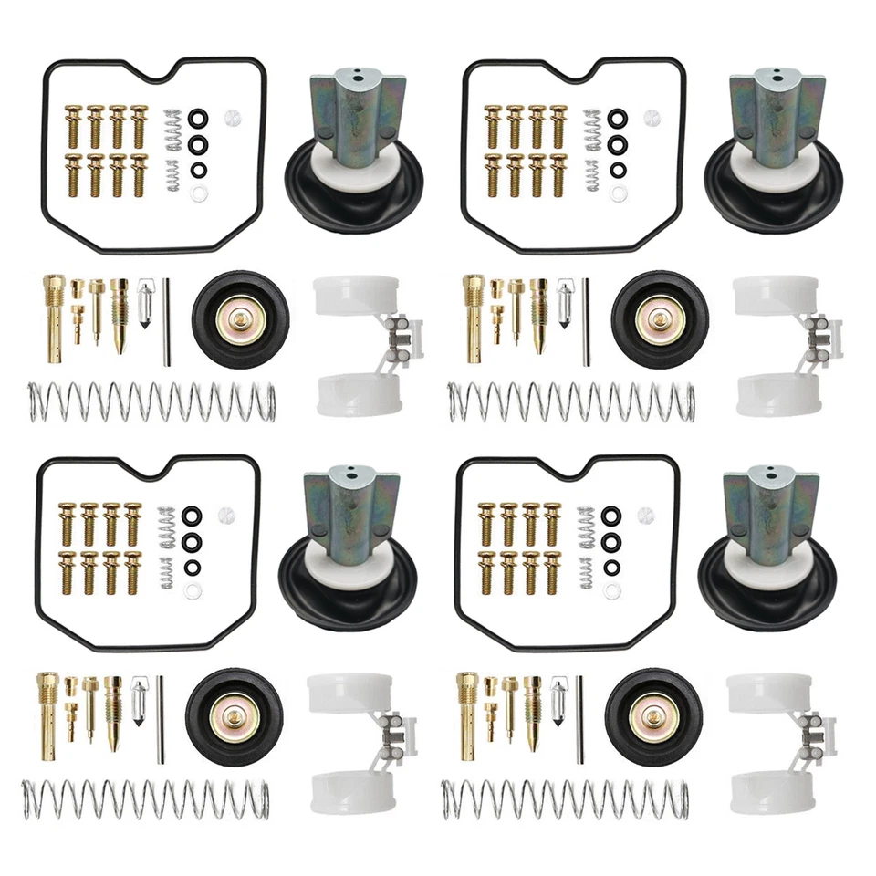 Kit de reparación de 4 carburadores flotador de diafragma PARA Kawasaki Eliminator 900 ZL900A 85-86 Foto 1 de 4