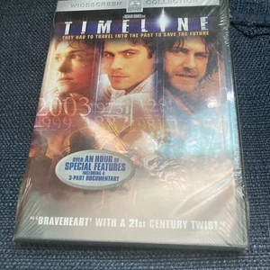 2003 TIMELINE (DVD) Movie Gerard Butler Paul Walker Full Screen Edition Sealed - Imagen 1 de 5