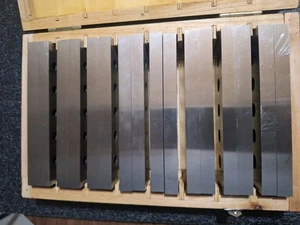 MSC PRECISION PARALLELS 1/2"× 7/8"-1 3/4". 6" LONG 8PR. - Picture 1 of 2