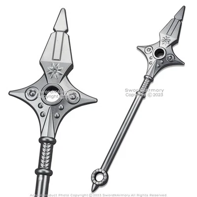 31,5” Espuma Plata Lanza Corta Bastón Varilla Fantasía Videojuego Juegos con disfraces Disfraz utilería Foto 1 de 4