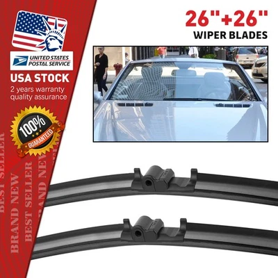 26"+26" Front OEM Windshield Wiper Blades Fit For Mercedes-Benz SL550 2007-2012 - Изображение 1 из 4