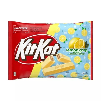 Kit Kat 8.8 oz LEMON CRISP Wafers Lemon Creme Snack Size Limited Edition  - Image 1 of 3