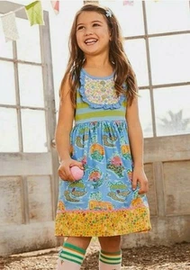 Matilda Jane HOME SWEET HOME Dress Girls Size 12 EUC Darling Dress!! - Picture 1 of 8