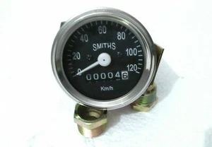 Smiths Replica Speedometer for 0-120 KPH Black M12x1 60 mm - Picture 1 of 3