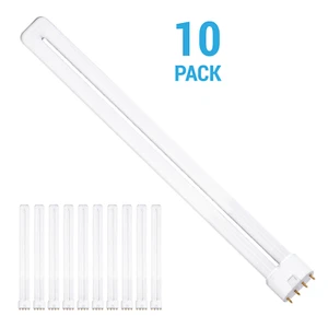 10 Pack Sylvania 20584 FT40DL/830/RS/ECO 40W T5 4-Pin 2G11 3000K Warm White - Picture 1 of 5