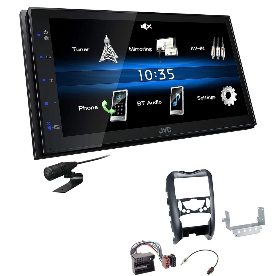 JVC Autoradio Touchscreen Bluetooth für MINI Cooper und One R56 2006-2014 black
