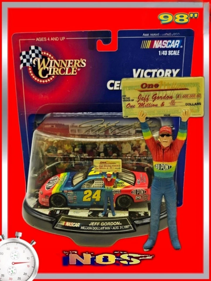 1998 Winner's Circle NASCAR Victory Celebration Jeff Gordon Dupont 1 43