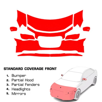 Для Chrysler 300 2015-2016 PreCut краска защитная пленка прозрачный бюстгальтер PPF - Изображение 1 из 4