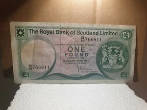 1978 Royal Bank of Scotland One Pound £1 Note 100% Original - Bild 1 von 3