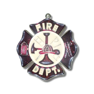 Adorno vintage para receptor de sol ventana del departamento de bomberos - Imagen 1 de 1