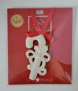 Ciondolo canna da caramelle Lenox nuovo con scatola 3,375" ornamento albero vacanze da Macy's - Foto 1 di 7