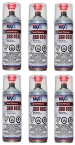 SprayMax 3680033, 2K Epoxy Rust-Cure Primer, Gray, Aerosol (6 Pack) - Picture 1 of 1