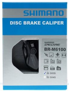 Shimano Deore BR-M6100 MTB Hydraulic Disc Brake Caliper w/ Resin Pads G03S