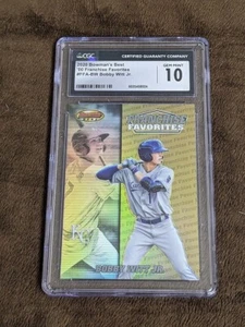 2020 BOWMAN'S BEST FRANCHISE FAVORITES CGC 10 BOBBY WITT JR ROYALS - Picture 1 of 1