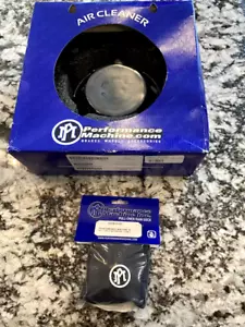 PM Performance Machine Ops Max HP Air Cleaner Harley Black 0206-2081-SMB Touring - Picture 1 of 6