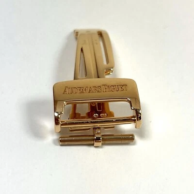 Auténtico cierre desplegable Audemars Piguet oro rosa de 18 quilates - 18 mm Foto 1 de 4