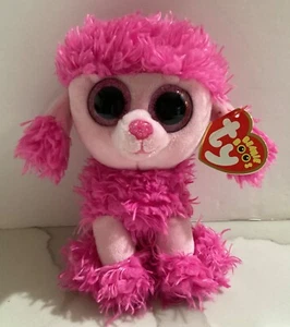Ty PATSY Pink Poodle Beanie Boo - 6” NEW - Picture 1 of 5