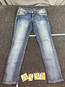 JEANS CASI FAMOSOS MUJER 11 AJUSTADOS DESGASTADOS BORDADOS ELÁSTICOS FLORAL - Imagen 1 de 14