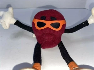 Velvet California Raisin Plush Figure Vintage 1988 Applause 5”Orange Sunglasses  - Picture 1 of 8
