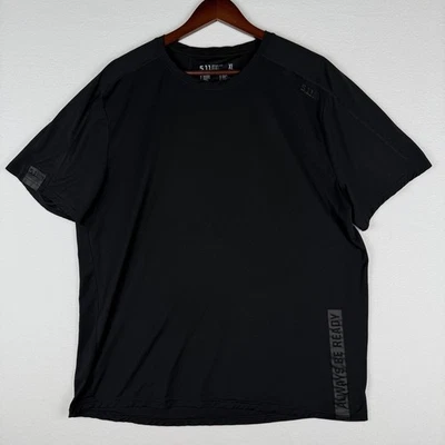 Рубашка мужская 5.11 Tactical No Mercy PT-R XL черная с коротким рукавом легкая - Изображение 1 из 4