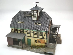 Auhagen H0 Wassermühle Fachwerk schwarzes Dach Fertigmodell clm08 - Bild 1 von 4