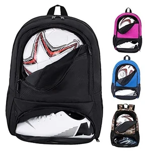 Outdoor Fußballtasche - Rucksack für Fußball, Rucksack für Fußball & schwarz - Bild 1 von 7