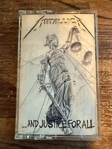 Metallica ...And Justice for All Cassette Tape VG Tested Heavy Metal Thrash - Picture 1 of 6
