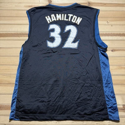 Винтажная футболка Reebok Wizards Baketball NBA Richard Rip Hamilton No32 черная мужская 2XL - Изображение 1 из 4