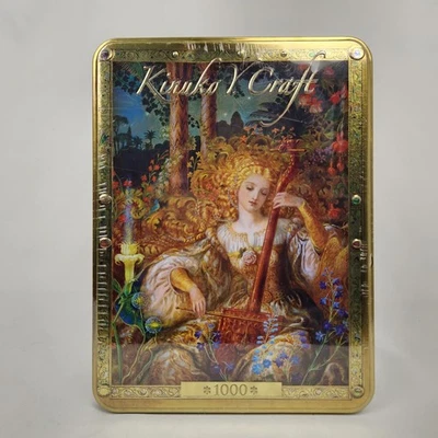 New Master Pieces Tin Case Kinuko Y Craft "Song for the Basilisk" 1000 pc puzzle - Image 1 of 4