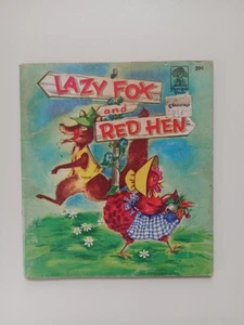Lazy Fox And Red Hen Merrigold Press ~ Pictures By Suzanne 1957 Paperback - Picture 1 of 17