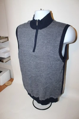 Suéter Merino Extra Fino Brooks Brothers Para Hombres XL (Talla Real M/L) 1/4 Cremallera Foto 1 de 4