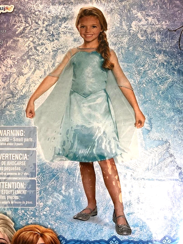 Nuevo Disfraz Disney Frozen ELSA Niño Halloween Talla Pequeña 4/6 Foto 1 de 3