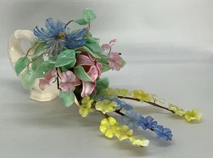 ¿Murano italiano vintage? Arreglo floral de vidrio soplado a mano de arte veneciano - Imagen 1 de 16