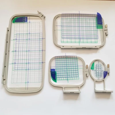 Embroidery Machine Hoops 4 in 1 Set for Brother PE800 SE1900 PE770 780D PE700... - Image 1 of 4