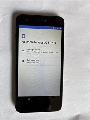 Smartphone LG SP200 Tribute Dynasty Sprint BUENO (Blanco) Foto 1 de 2