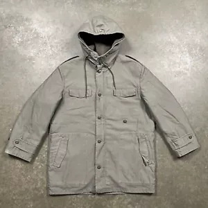VINTAGE 1991 GERMAN ARMY PARKA Military Jacket Coat Removable Fleece Lining - Picture 1 of 20