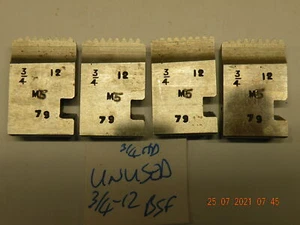 3/4"-12 BSF Coventry Dies for 3/4" diehead Alfred Herbert Chaser dies unused - Picture 1 of 1