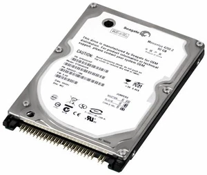 FESTPLATTE SEAGATE MOMENTUS 4200.2 ST980829A 80GB 4200U/min 8MB ATA 2.5" - Bild 1 von 3