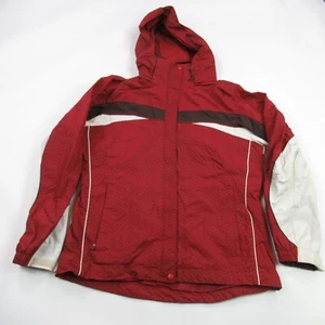 Columbia Coat Womens Medium Long Sleeve Full Zip Pockets Outdoors Hooded - Picture 1 of 11