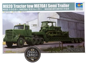 TR01078 Trumpeter M920 Tractor Tow & M870A1 Semi Trailer, 1:35 Scale Model, NEW - Picture 1 of 7