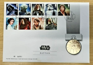 STAR WARS Battles - Serial number: 06751 Great Britain Royal Mail Commemoration - Picture 1 of 7