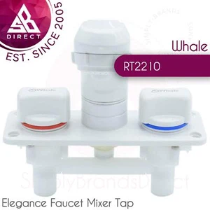 Whale RT2210 Elegance Wasserhahn Mischbatterie weiß│für Boote Wohnmobil Carvan Camper - Bild 1 von 3