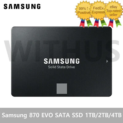 SAMSUNG 870 EVO SATA SSD 2.5" 1TB/2TB/4TB 560MB MZ-77E Genuine Sealed Retail Box - Image 1 of 4