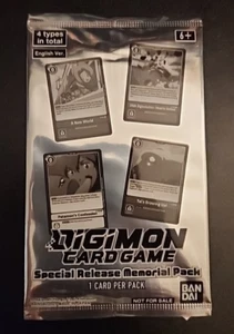 Digimon TCG - Special Release Memorial Pack - Bandai - SEALED NEW - English - Picture 1 of 1