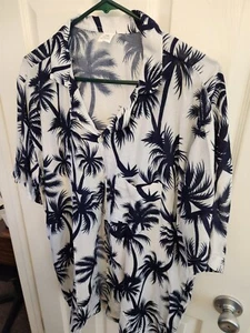 Hawaiian Tropic Hawaiian Shirt Button Up Shirt Size XXL 3XL Polyester  - Picture 1 of 3