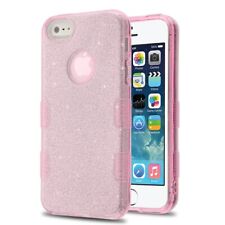 Tuff Full Glitter Hybrid Protective Case for iPhone SE (1st gen) / 5S / 5 - Pink