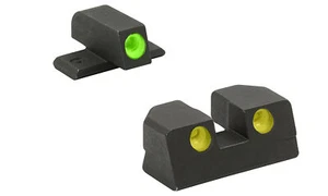 MEPROLIGHT Fixed Self Illuminated Night Sights for Sig 40/45ACP - Green/Yellow - Picture 1 of 1